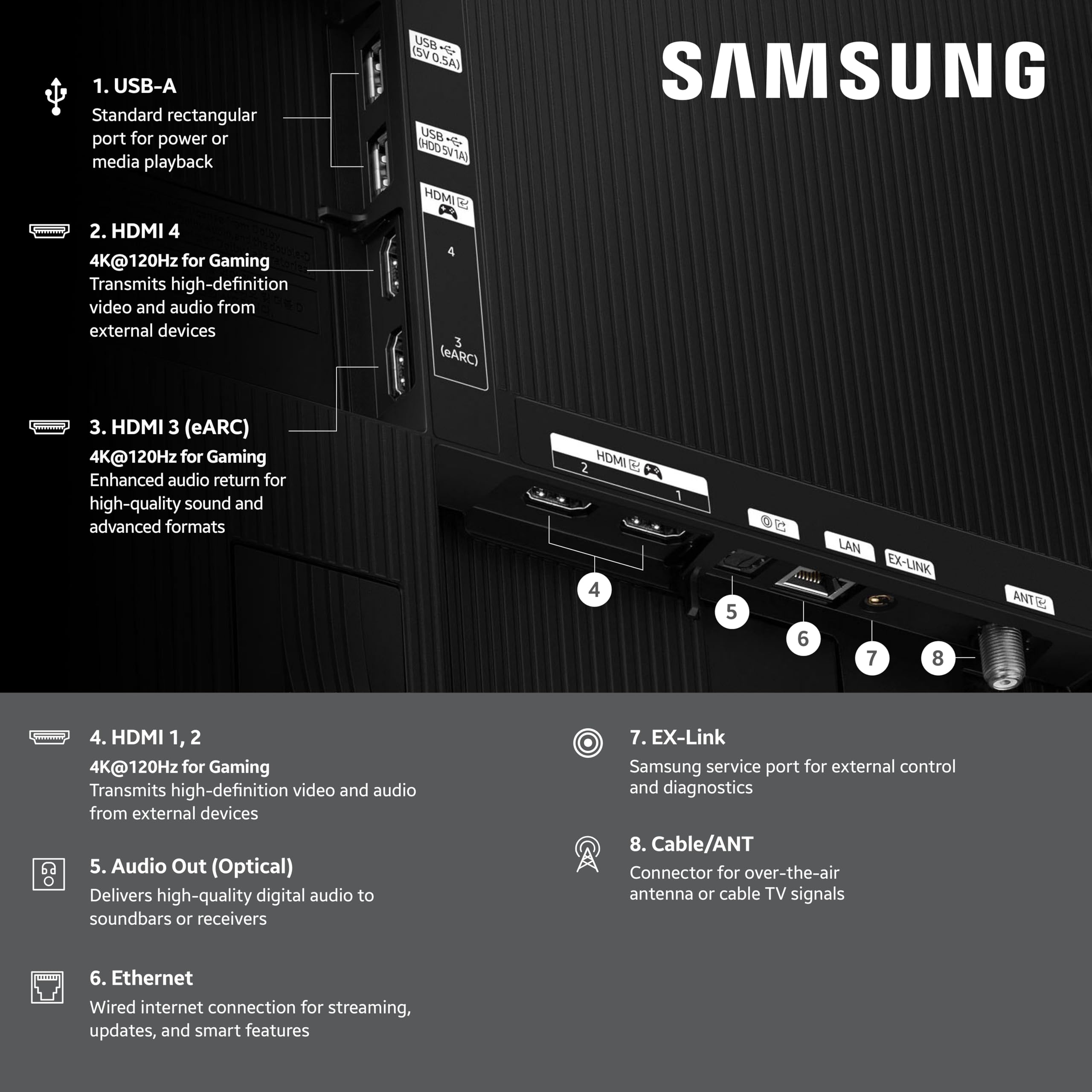 SAMSUNG 77-Inch Class OLED S84F Series Samsung Vision AI Smart TV (2025 Model, 77S84F) NQ4 AI Gen2 Processor, 4K AI Upscaling, OLED HDR, Pantone Validated, Motion Xcelerator 120Hz - Image 7