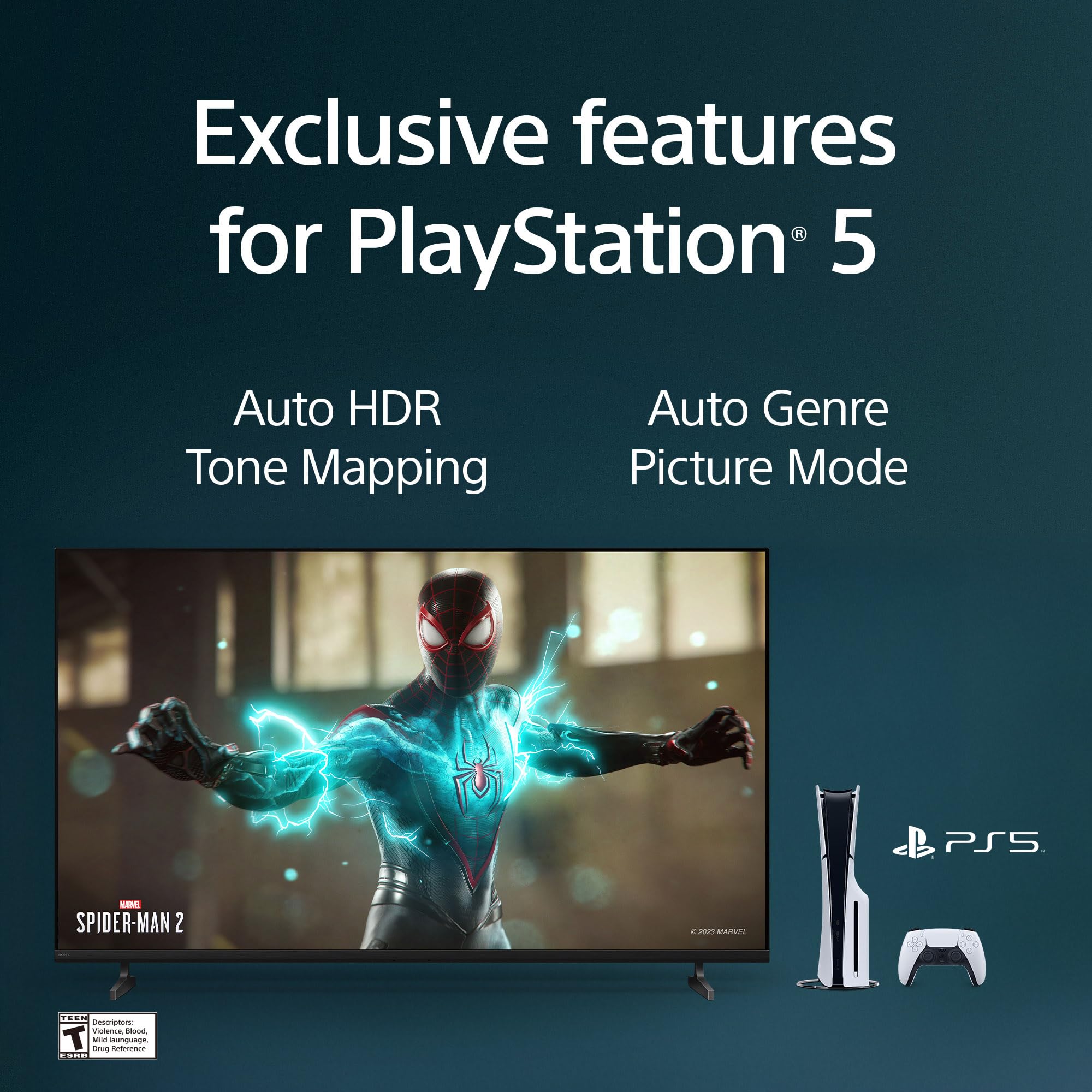 Sony BRAVIA 2 II 65 Inch 4K Ultra HD LED Smart TV with Google TV and Exclusive Features for PlayStation®5 (K-65S20M2), 2025 Model - Image 11