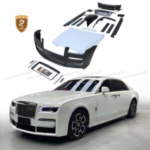 FRP Material Modification Body Kit Car Front Rear Bumper Guard Side Skirt For Rolls Royce Ghost Old Upgrade New 4th Versions