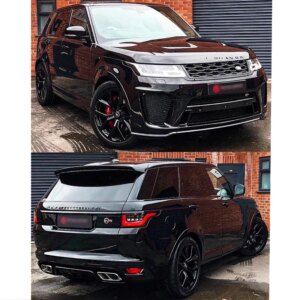 Land Rover Range Rover Sport L494 2014-2017 Upgrade to 2020 SVR Bumpers Body Kit.
