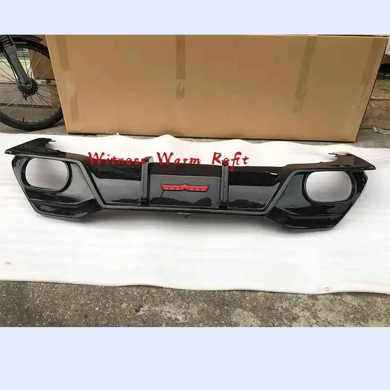 Bmw 8 Series 840i 4-door High Quality Dry Carbon Rear Diffuser Lip with Tail Pipes Car Styling Car Body Kit 2019 - Image 3
