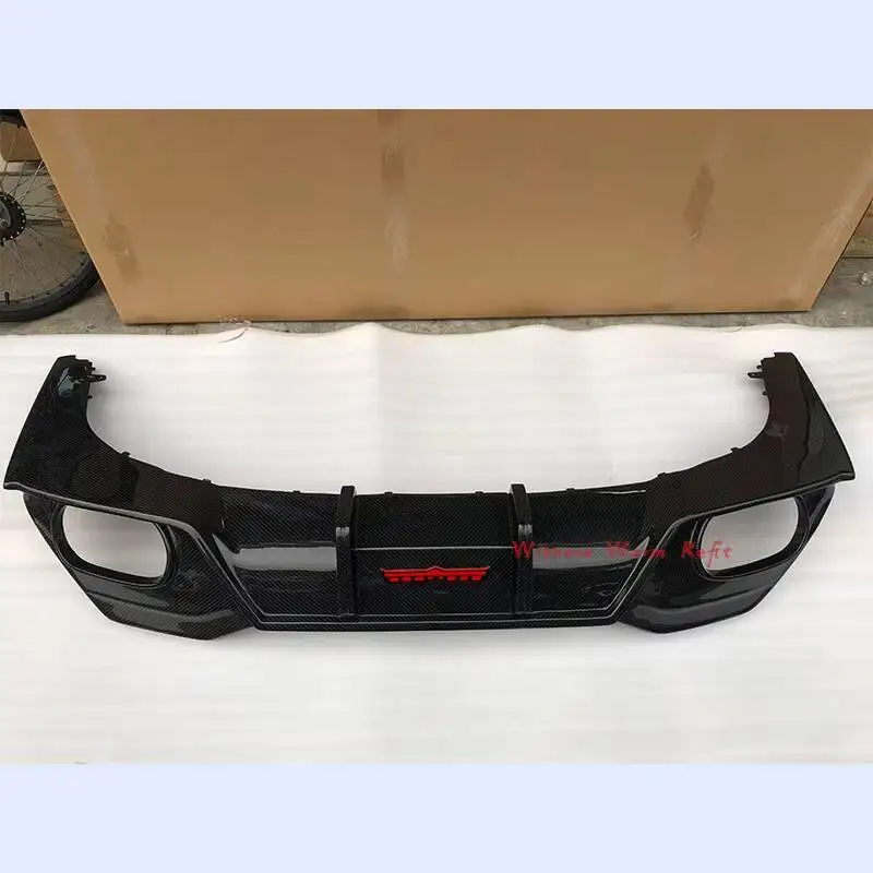 Bmw 8 Series 840i 4-door High Quality Dry Carbon Rear Diffuser Lip with Tail Pipes Car Styling Car Body Kit 2019 - Image 6