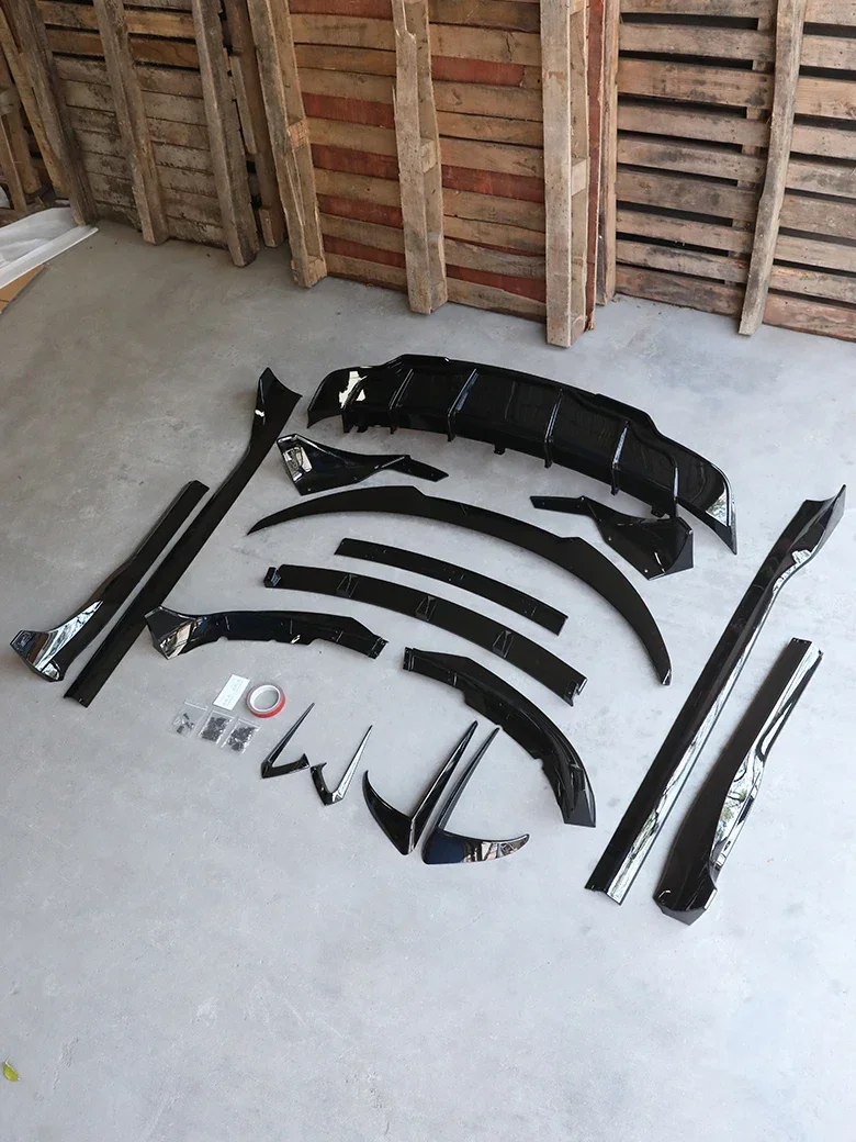 Carbon Fiber Bodykit Rear Spoiler Diffuser Front Lip Bumper Side Skirt Aero Kit Accessories For Tesla Model Y 3 2016-2023 2024 - Image 3