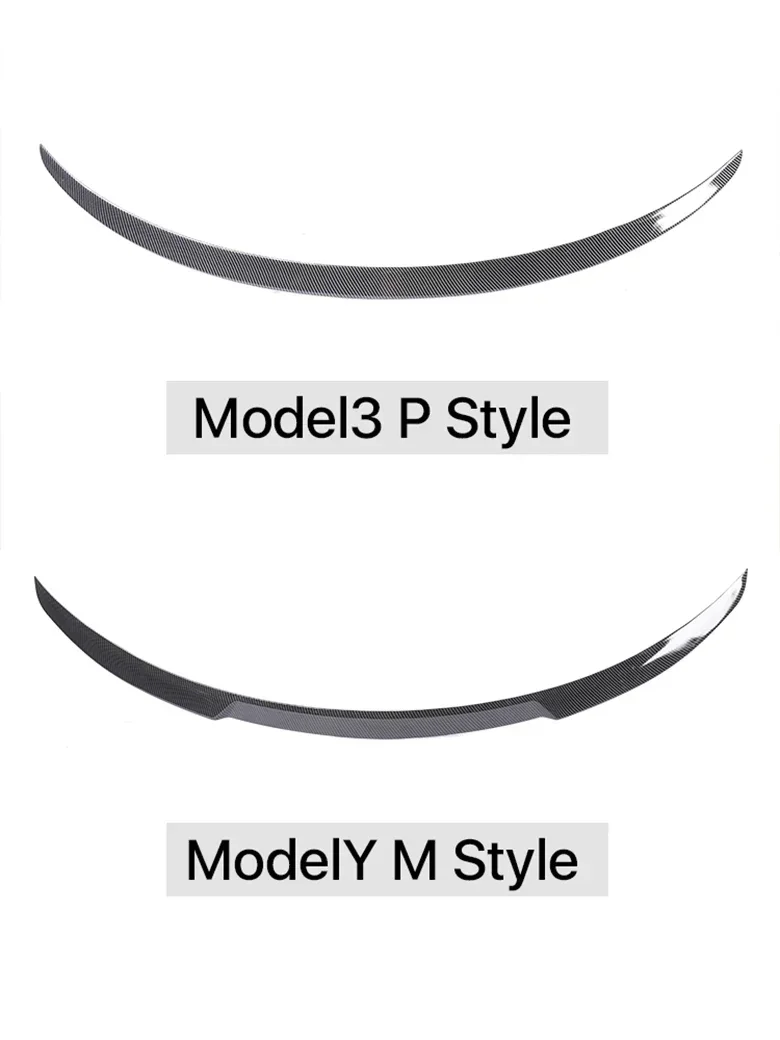 Carbon Fiber Bodykit Rear Spoiler Diffuser Front Lip Bumper Side Skirt Aero Kit Accessories For Tesla Model Y 3 2016-2023 2024 - Image 5