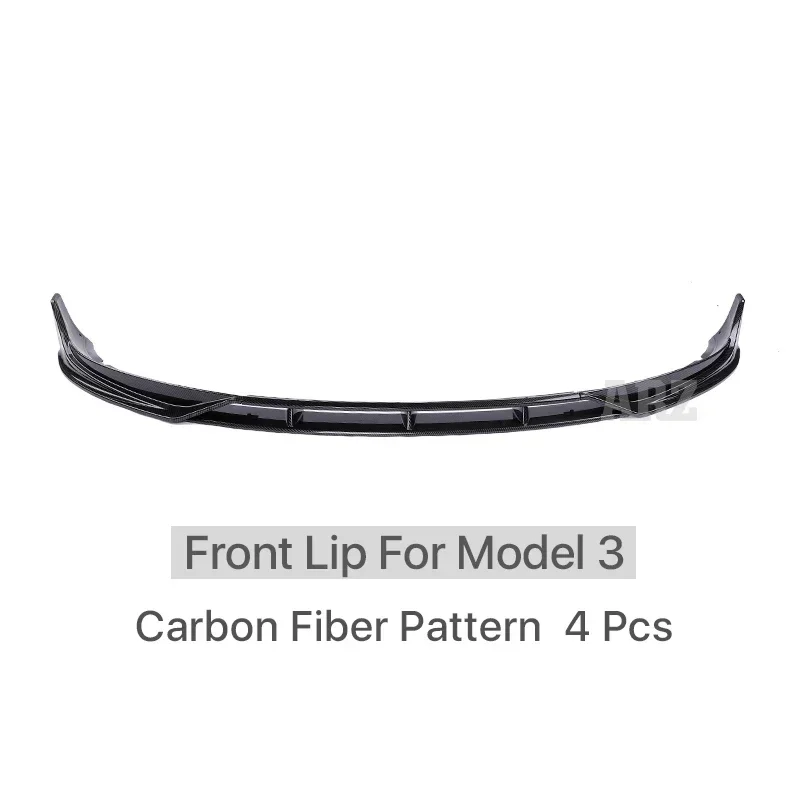3 carbon front lip