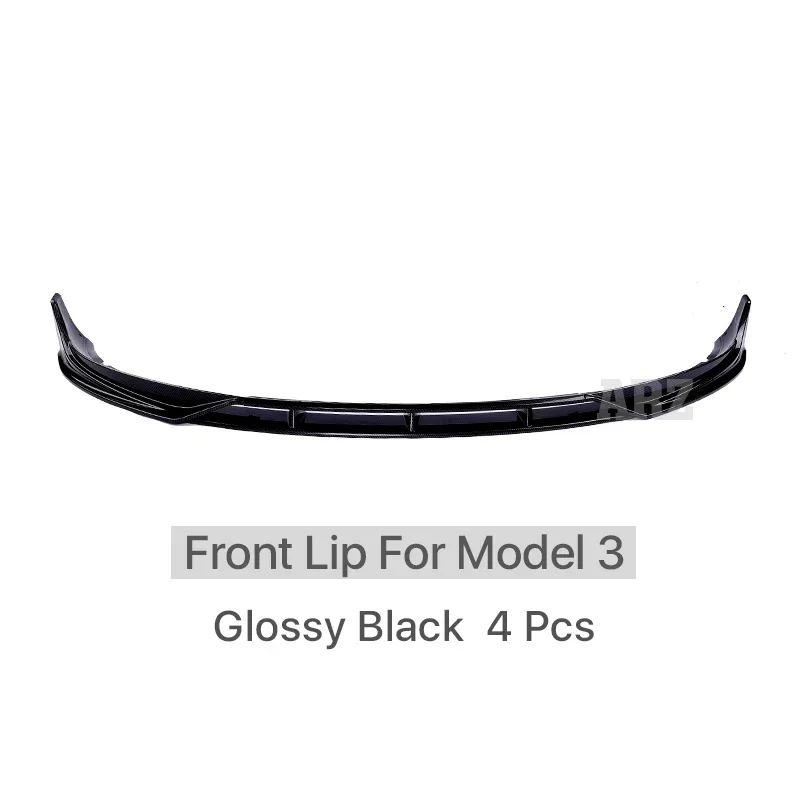 3 black front lip