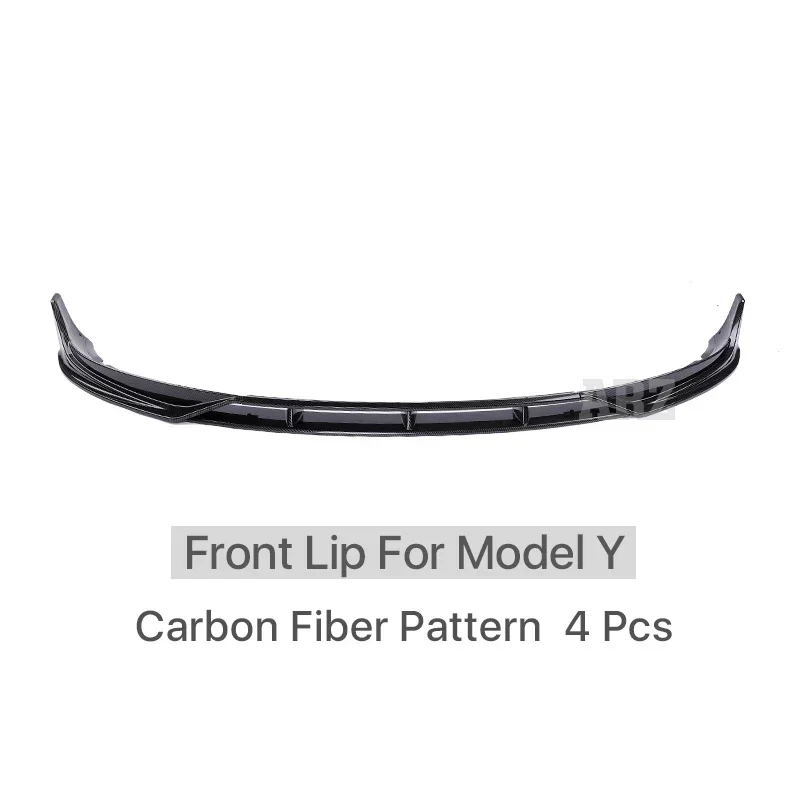 Y carbon front lip
