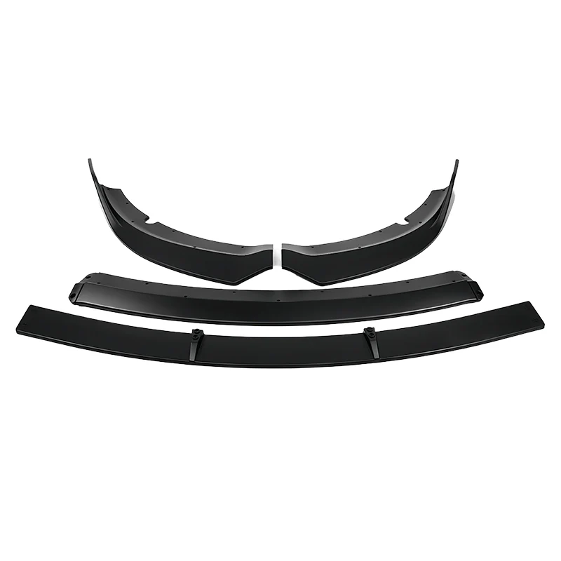 4pcs Car Front Bumper Lip Diffuser Spoiler BodyKit Splitter for Dodge Charger SRT 2015-2024 - Image 3