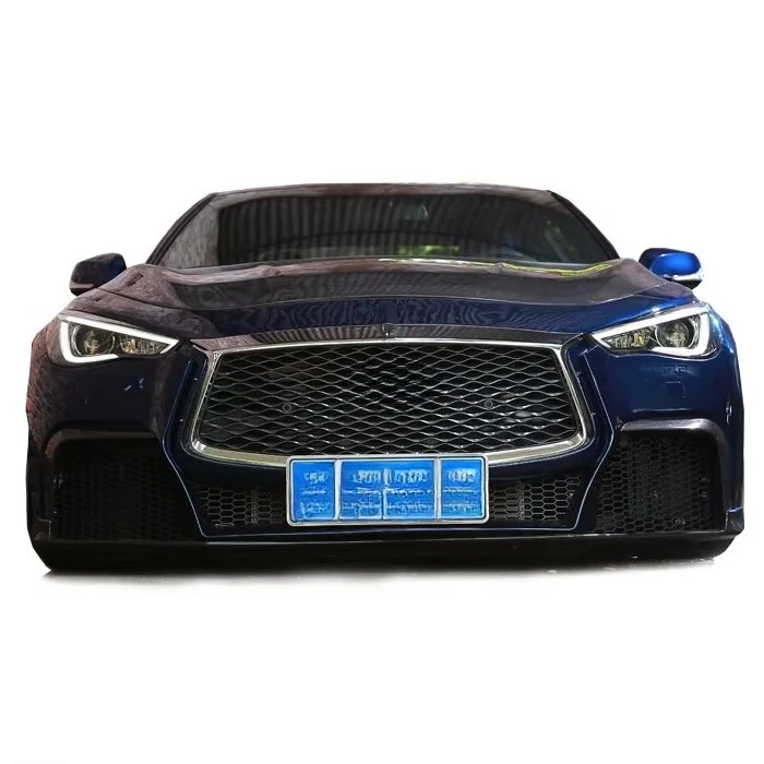 Body Kit for Infiniti Q60 CMST Style Front Bumper Rear Bumper Carbon Fiber Front Lip Rear Diffuser Side Skirts and Trunk Spoiler - Image 5