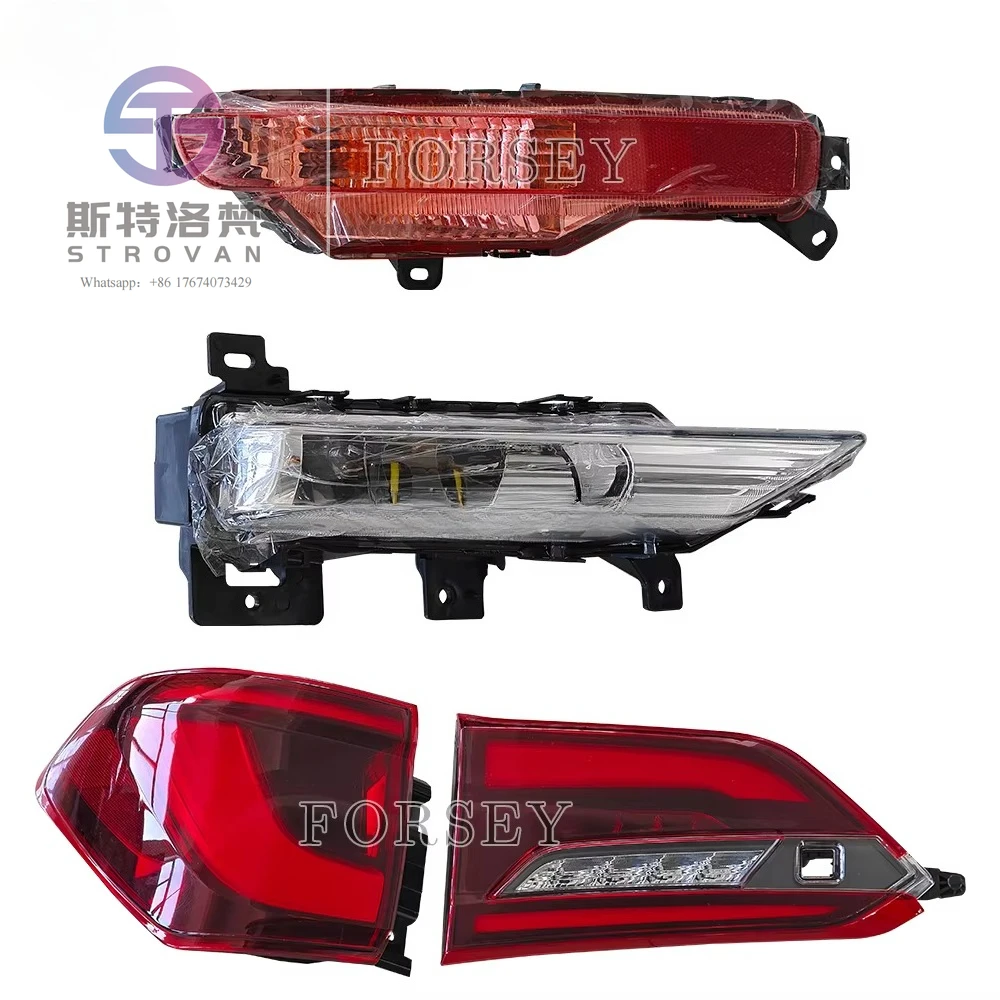 Car Bodykit for Infiniti QX80 2016 Upgrade to 2019 Front&Rear Bumper Front Lip Auto Body Systems with Headlamp and Rearlamp - Image 6