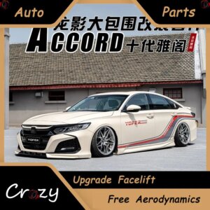 Fit For 10th Gen Accord Dragon Shadow Edition Full Body Kit Front Spoiler Bumper Side Skirts Rear