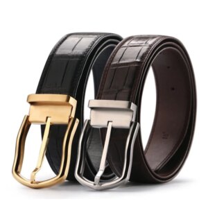 Real Crocodile Belts for Men Alligator Genuine Leather Luxury Brand Strap Male Buckle Belt Vintage for Jeans Cintos Dropshipping