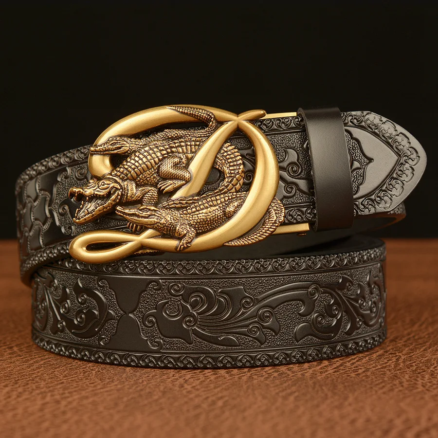 Gold buckle Black