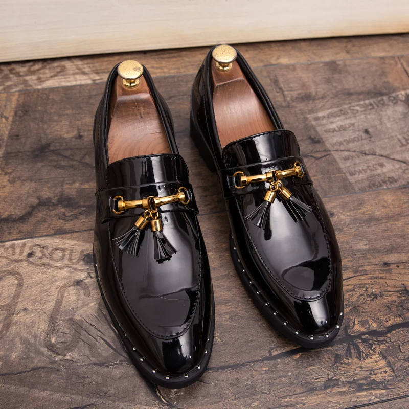 Men tassel loafers Mens loafers leather Man shoes leather tassel Mocassin homme Calzado hombre Zapatos de hombre Men shoes