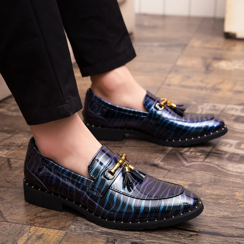 Men tassel loafers Mens loafers leather Man shoes leather tassel Mocassin homme Calzado hombre Zapatos de hombre Men shoes - Image 6