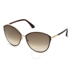 Tom Ford | Penelope Brown Gradient Butterfly Ladies Sunglasses FT0320 28F 59