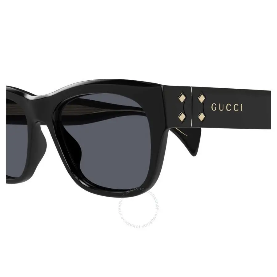 Gucci | Grey Square Men's Sunglasses GG1706S 001 55 - Image 3