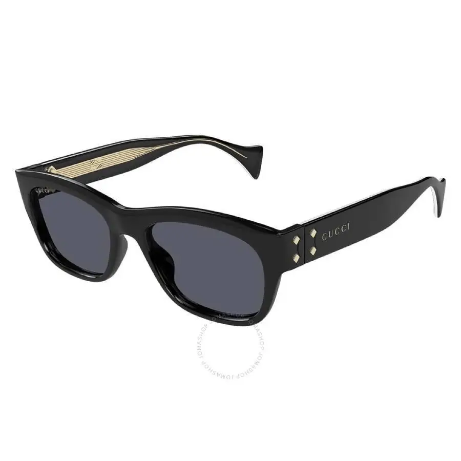 Gucci | Grey Square Men's Sunglasses GG1706S 001 55 - Image 2