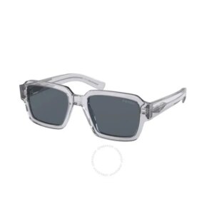 Prada | Blue Rectangular Men's Sunglasses PR 02ZS U430A9 52