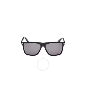 Tom Ford | Fletcher Polarized Smoke Square Men's Sunglasses FT0832 01D 57