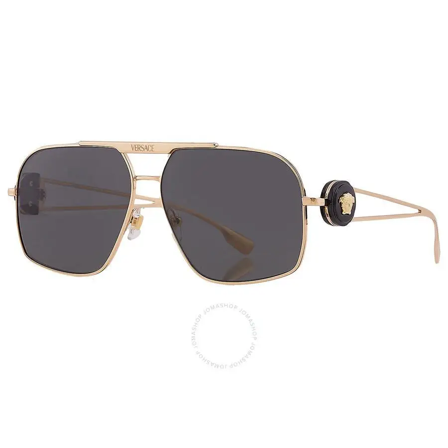 Versace | Grey Navigator Men's Sunglasses VE2269 100287 62 - Image 3