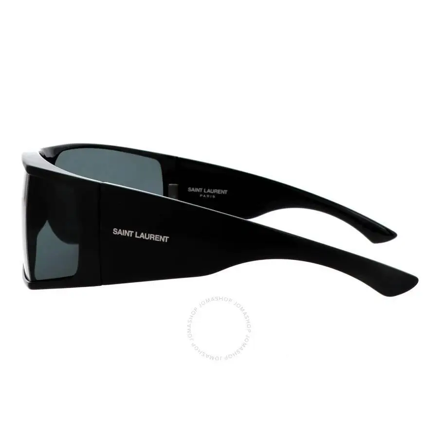 Saint Laurent | Black Wrap Unisex Sunglasses SL 806 001 75 - Image 3
