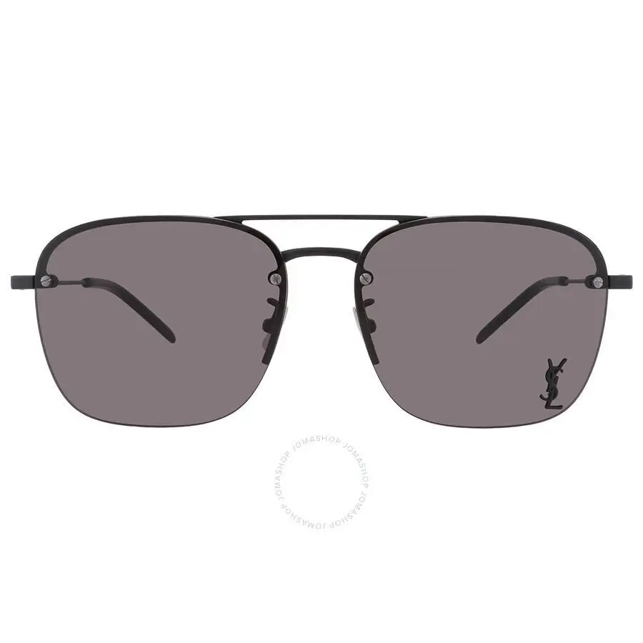 Saint Laurent | Black Navigator Ladies Sunglasses SL 309 M 005 59