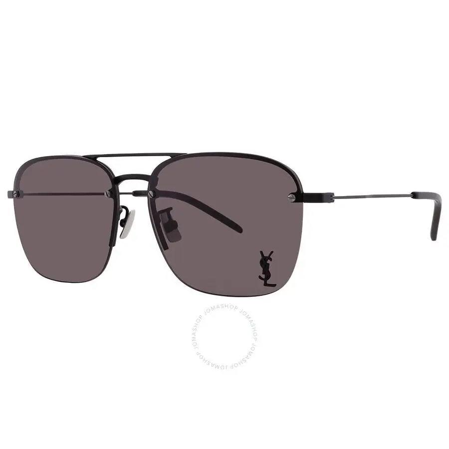 Saint Laurent | Black Navigator Ladies Sunglasses SL 309 M 005 59 - Image 2