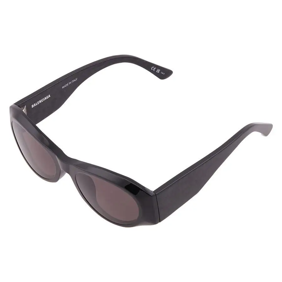 Balenciaga | Grey Oval Ladies Sunglasses BB0396SK 003 55 - Image 3