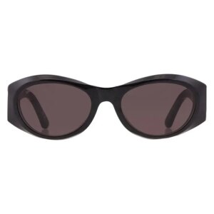 Balenciaga | Grey Oval Ladies Sunglasses BB0396SK 003 55