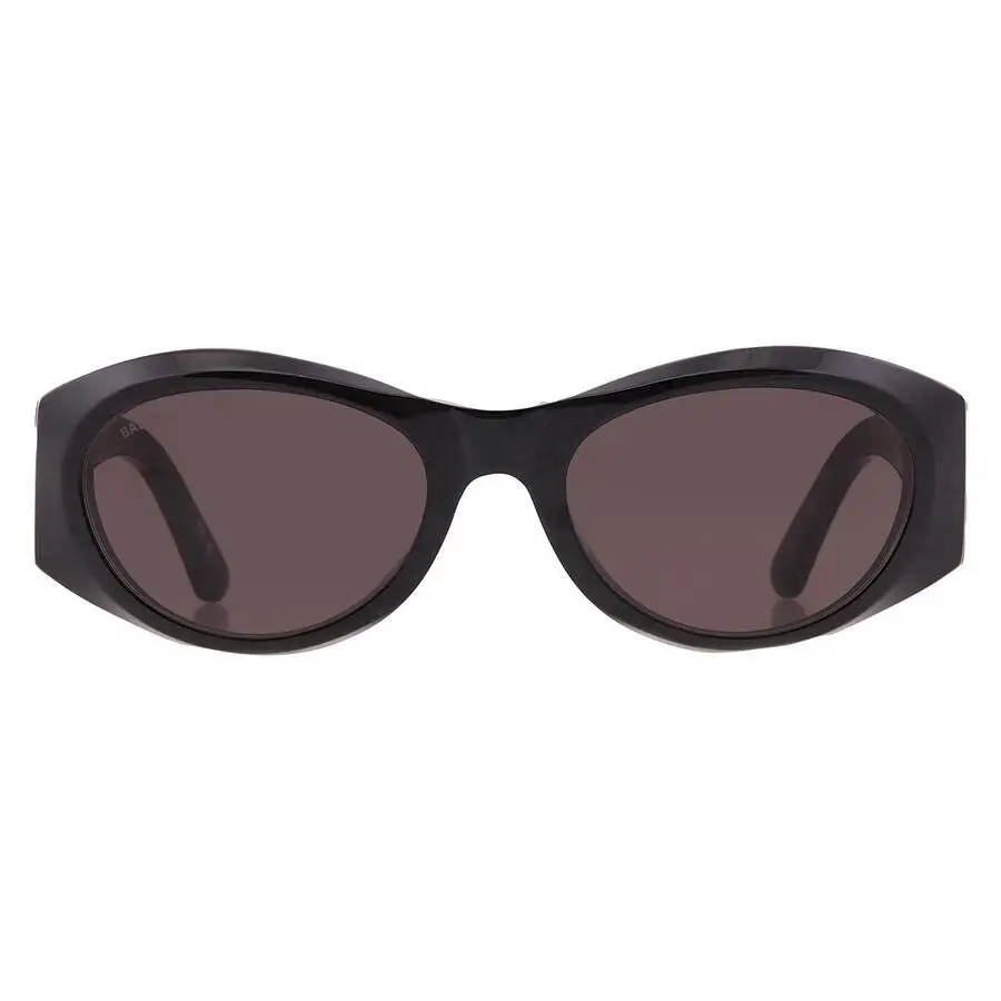 Balenciaga | Grey Oval Ladies Sunglasses BB0396SK 003 55