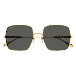 Gucci | Grey Square Ladies Sunglasses GG1434S 001 57