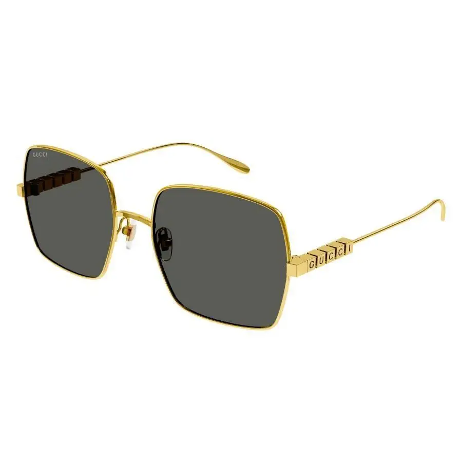 Gucci | Grey Square Ladies Sunglasses GG1434S 001 57 - Image 2