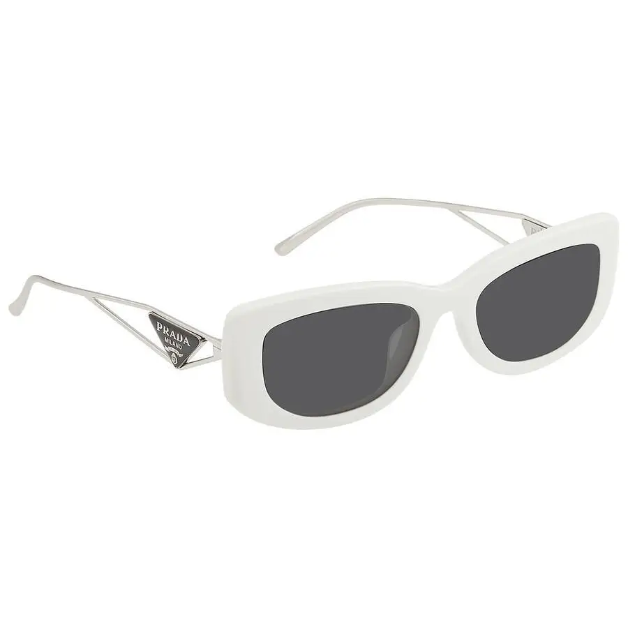 Prada | Dark Gray Rectangular Ladies Sunglasses PR 14YS 1425S0 53 - Image 3