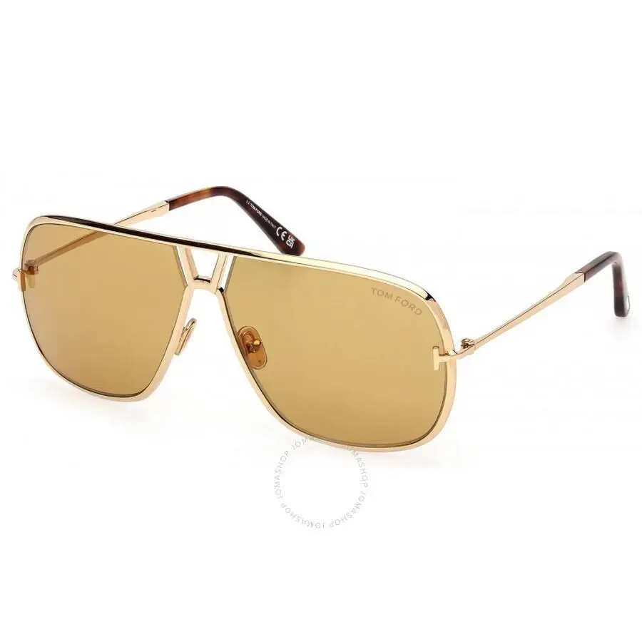 Tom Ford | Stavros Amber Navigator Men's Sunglasses FT1204 30E 63