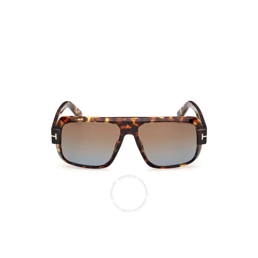 Tom Ford | Turner Brown Gradient Navigator Men's Sunglasses FT1101 52F 58