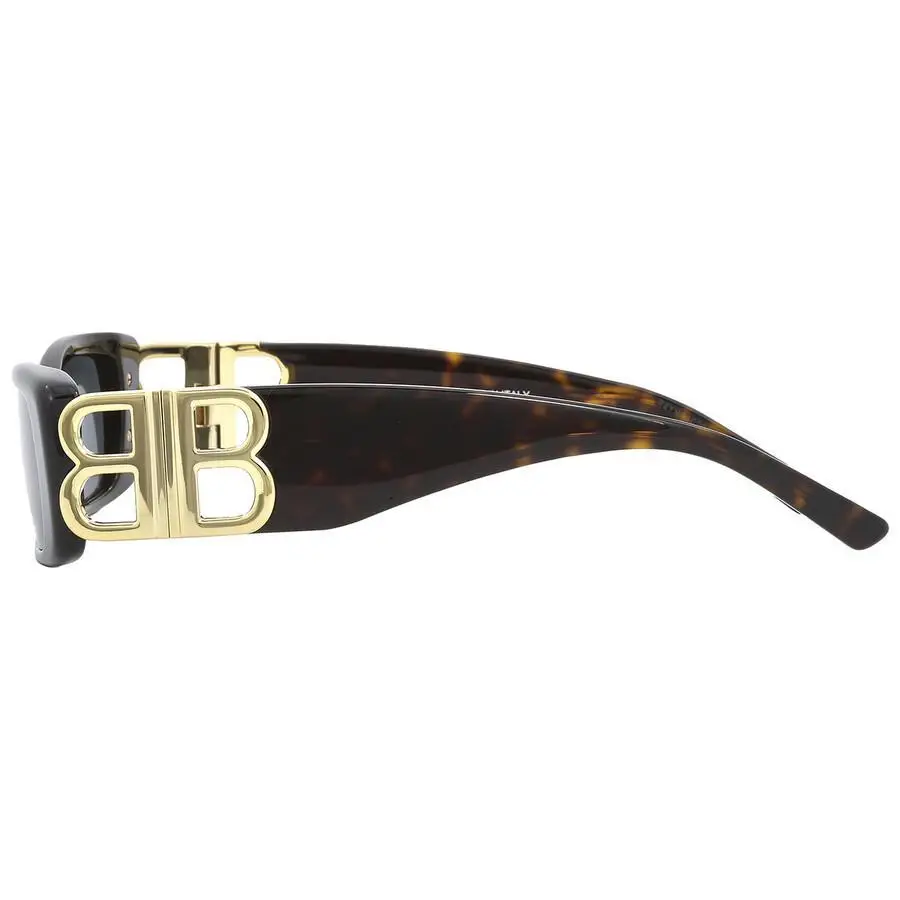 Balenciaga | Grey Rectangular Ladies Sunglasses BB0096S 002 51 - Image 3