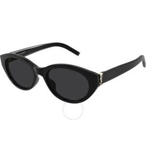 Saint Laurent | Black Oval Ladies Sunglasses SL M148 001 54