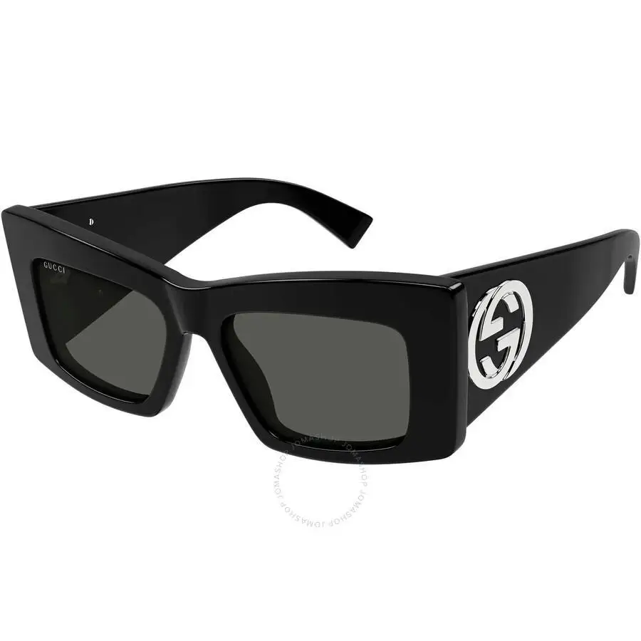 Gucci | Grey Butterfly Ladies Sunglasses GG1842S 001 53