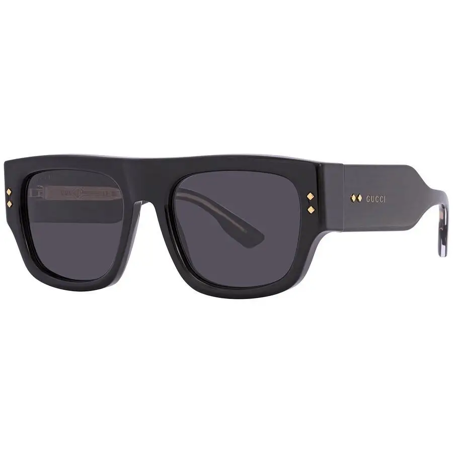 Gucci | Grey Square Men's Sunglasses GG1262S 001 54 - Image 3