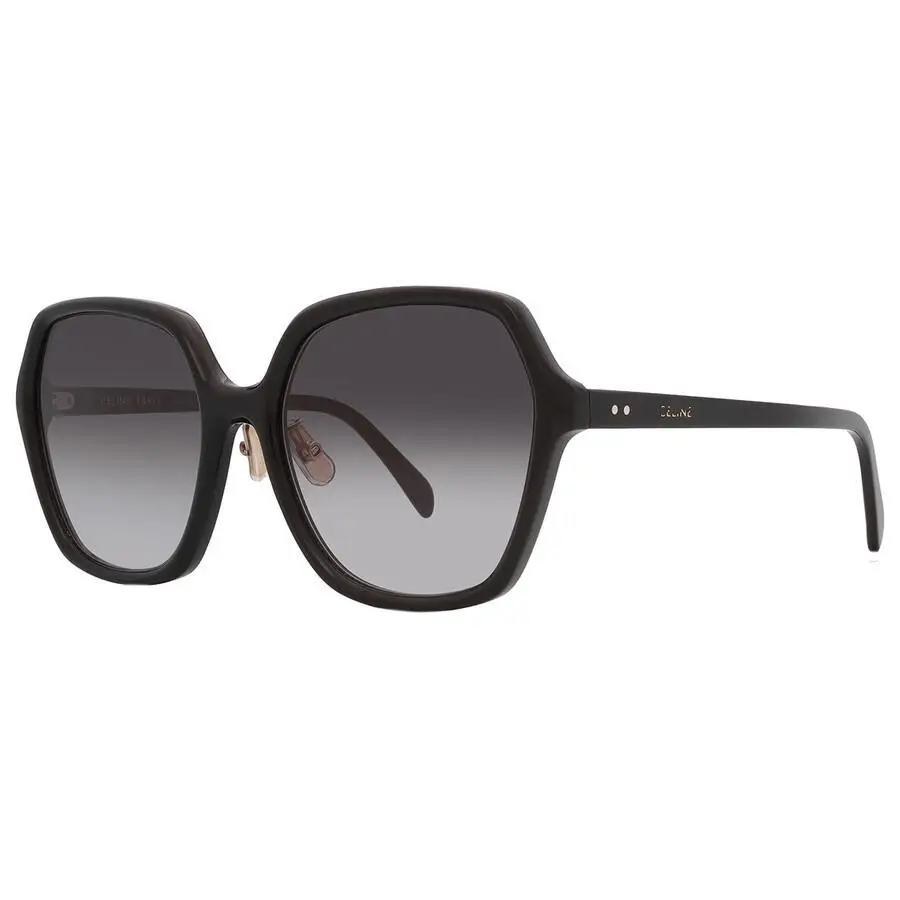 Celine | Smoke Gradient Geometric Ladies Sunglasses CL40230F 01B 58 - Image 2