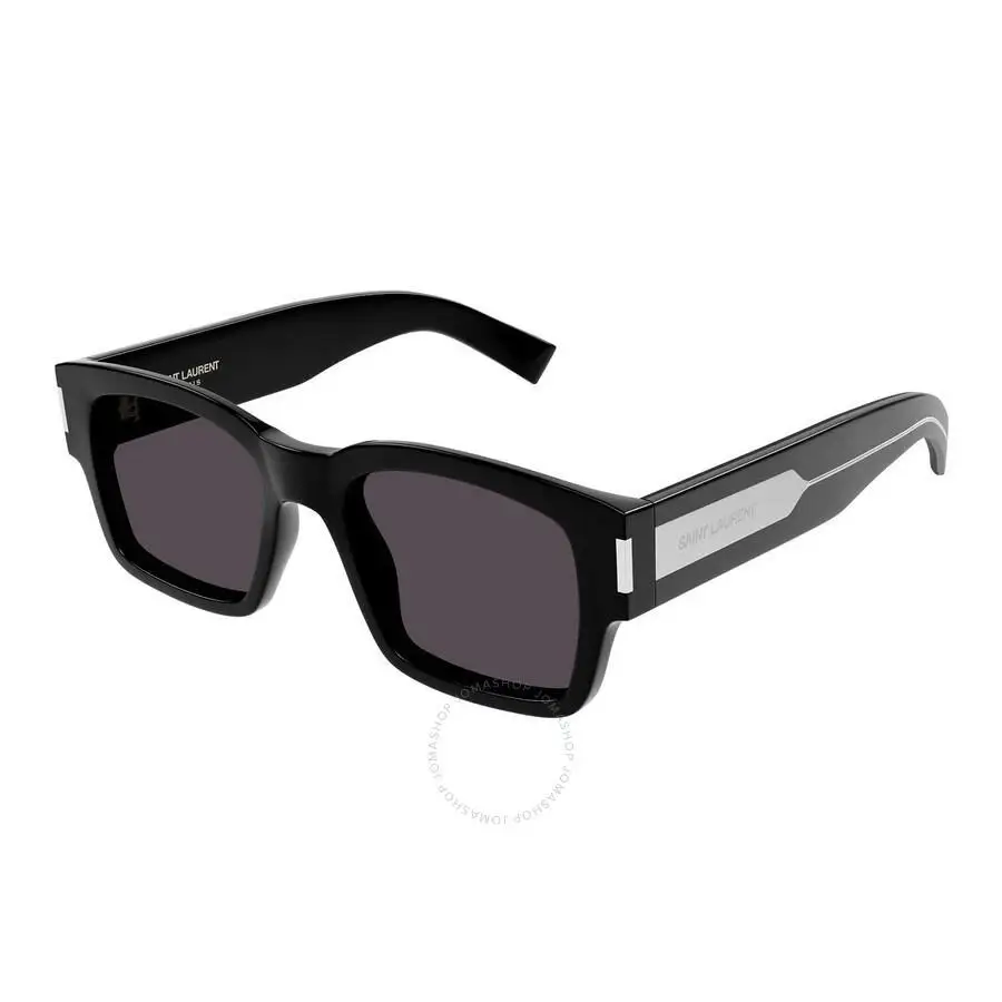 Saint Laurent | Grey Square Men's Sunglasses SL 617 001 53