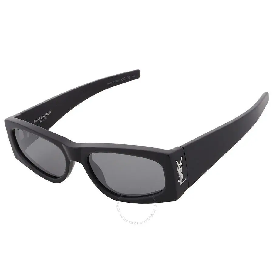 Saint Laurent | Silver Mirror Rectangular Ladies Sunglasses SL M140 002 56 - Image 3