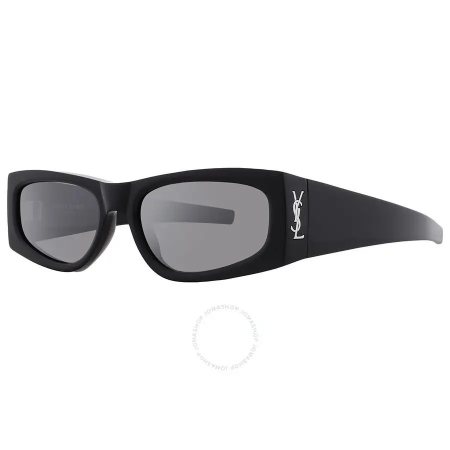 Saint Laurent | Silver Mirror Rectangular Ladies Sunglasses SL M140 002 56 - Image 2