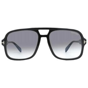 Tom Ford | Falconer Smoke Gradient Navigator Men's Sunglasses FT0884 01B 60