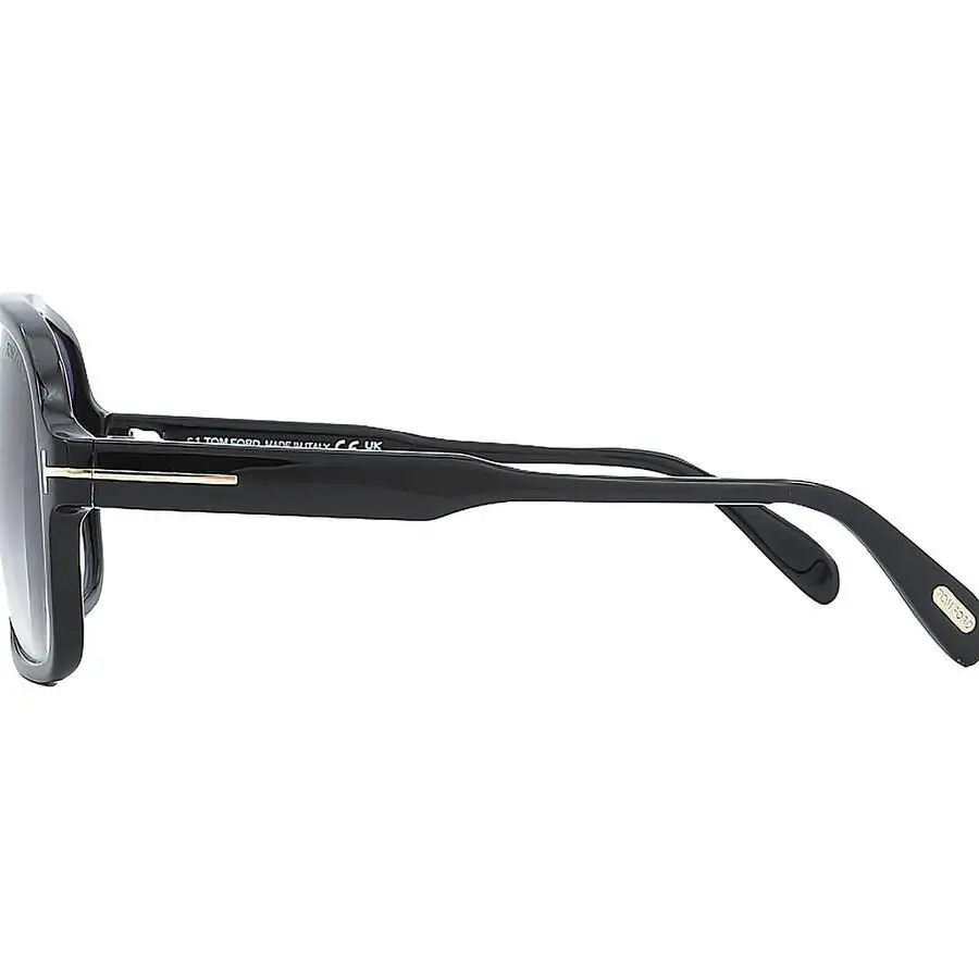 Tom Ford | Falconer Smoke Gradient Navigator Men's Sunglasses FT0884 01B 60 - Image 3