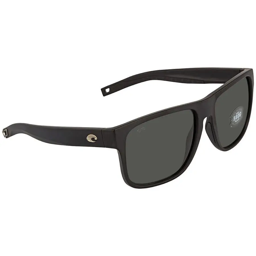 Costa Del Mar | SPEARO XL Grey Polarized Glass Rectangular Men's Sunglasses 6S9013 901304 59 - Image 2