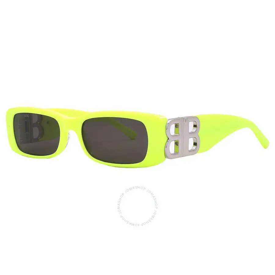 Balenciaga | Grey Rectangular Ladies Sunglasses BB0096S 008 51 - Image 3