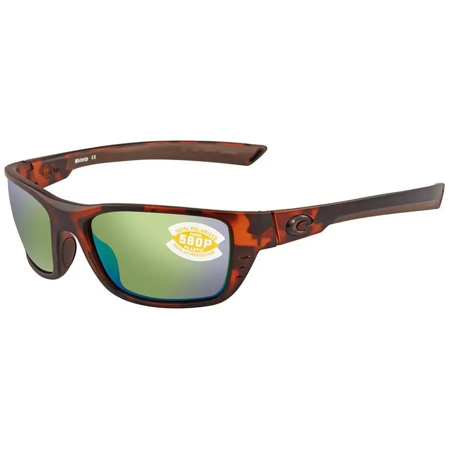Costa Del Mar | WHITETIP Green Mirror Polarized Polycarbonate Men's Sunglasses WTP 66 OGMP 58 - Image 2