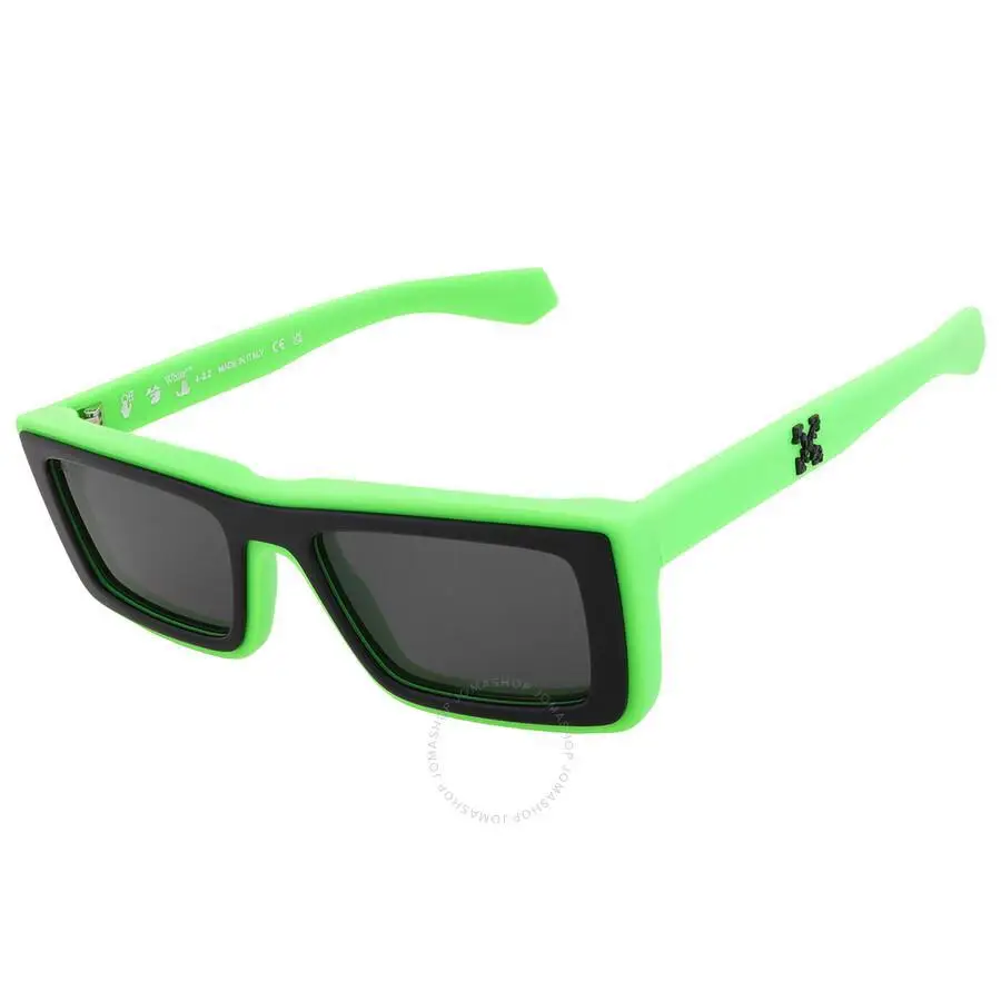 Off-White | Jacob Dark Grey Browline Men's Sunglasses OERI043 5907 55 - Image 3